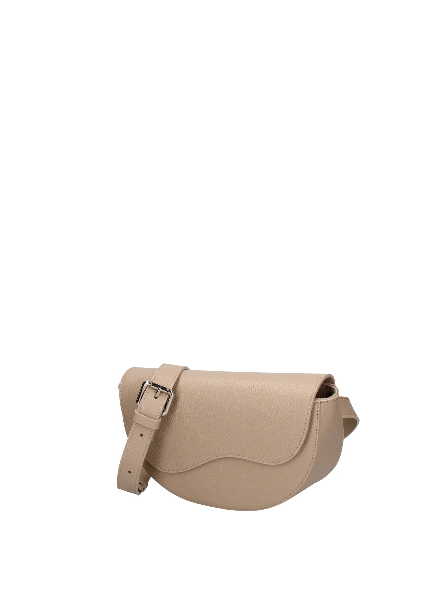 Marsupio da donna in vera pelle Made in Italy 07218-D05 CAPPUCCINO Roberta Rossi