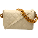 Aurélia Borsa a spalla da donna Vera pelle 04542-S37 LATTE Gave Lux