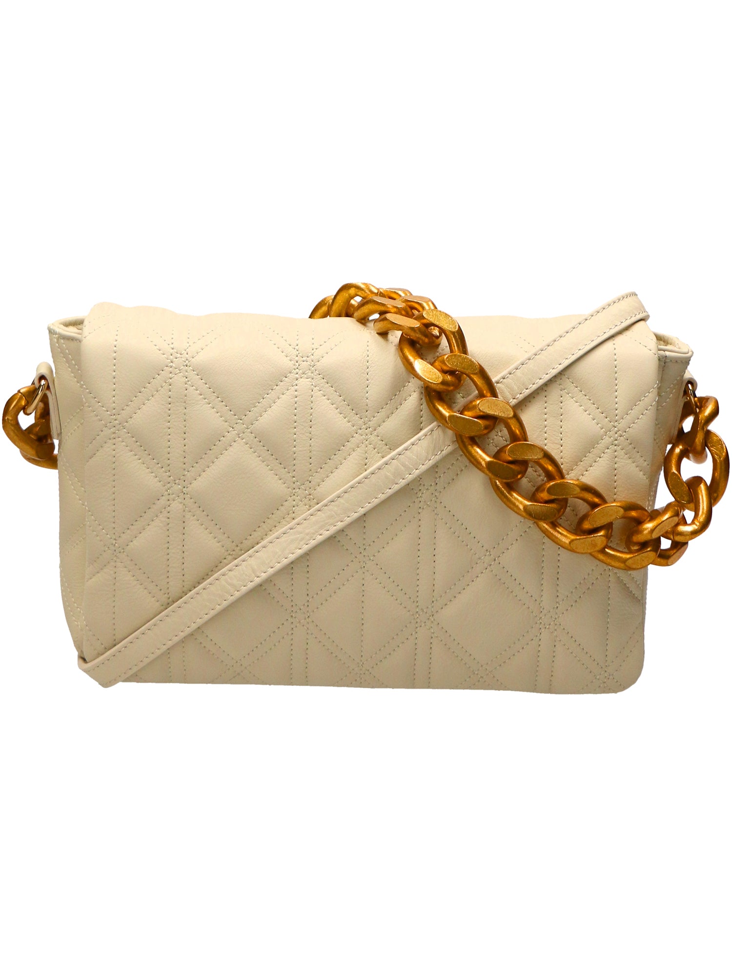 Aurélia Borsa a spalla da donna Vera pelle 04542-S37 LATTE Gave Lux