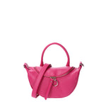 Mae Borsa a mano da donna Vera pelle 07142-D02 FUXIA Viola Castellani