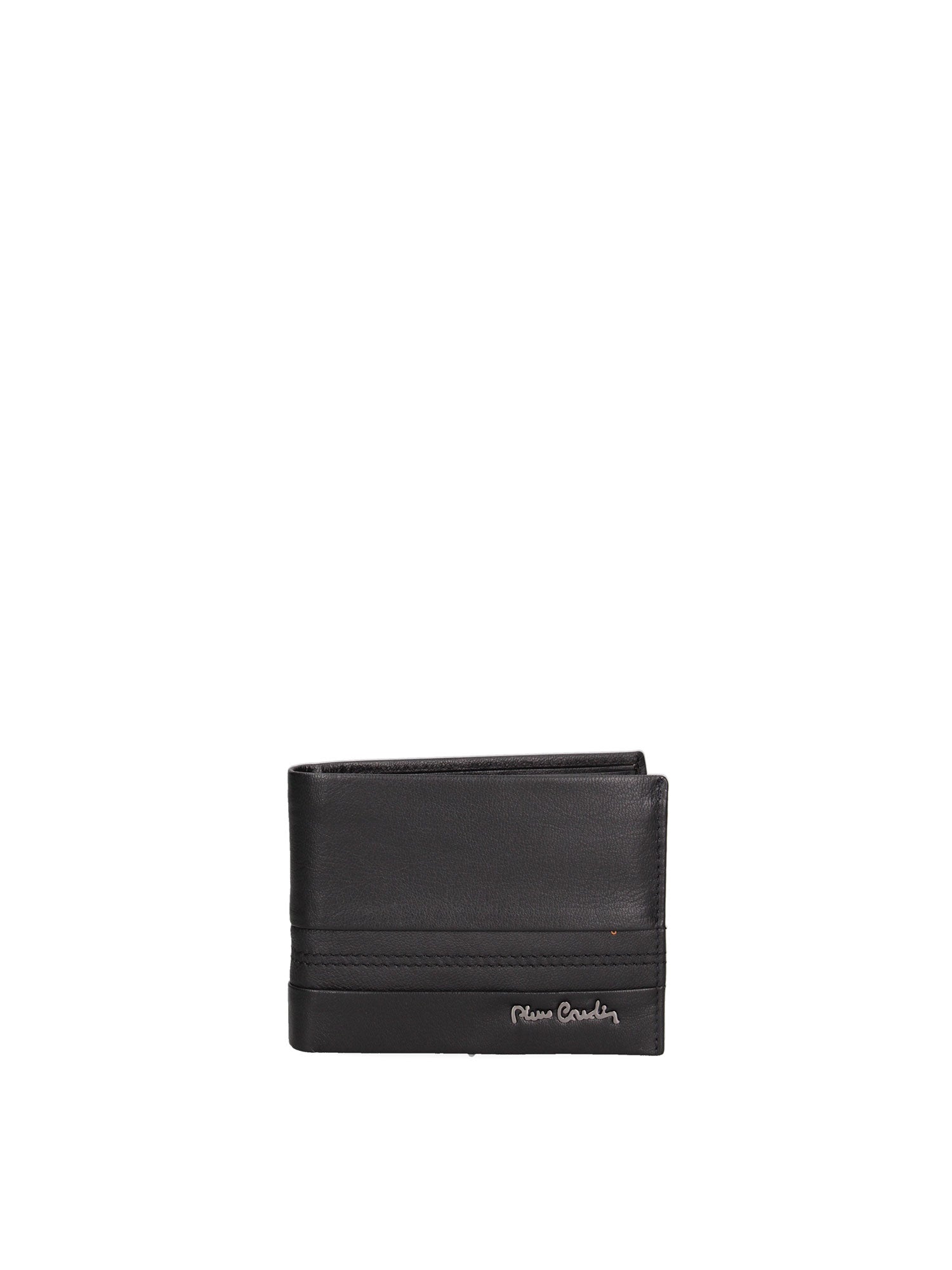 Portafoglio uomo in vera pelle Sfoderato 8805-97-NERO-NERO Pierre Cardin