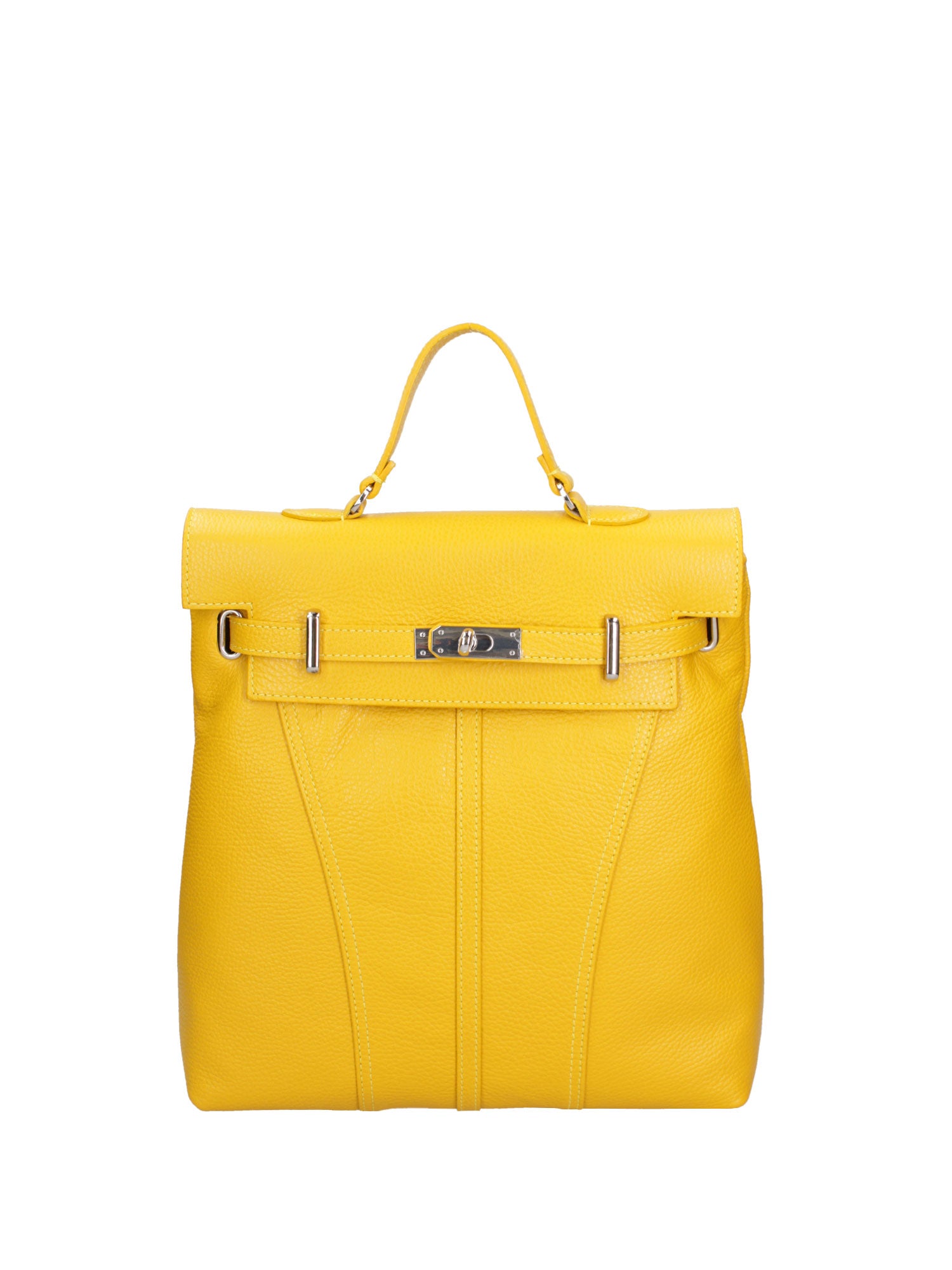 Borsa a mano da donna Vera pelle 07248-D04 GIALLO Roberta Rossi