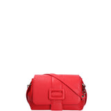 Borsa a tracolla da donna Vera pelle 07143-D58 ROSSO FUOCO Roberta Rossi