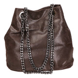 Cora Borsa a spalla da donna Vera pelle 1131-T.MORO Gave Lux
