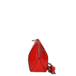 Lumina Borsa a tracolla da donna Vera pelle 189636-ROSSO Gave Lux