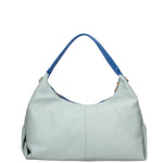 Borsa a spalla da donna Vera pelle 07233-D22 BLUETTE+D102 CIELO Roberta Rossi