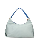 Borsa a spalla da donna Vera pelle 07233-D22 BLUETTE+D102 CIELO Roberta Rossi