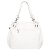 Ereba Borsa a mano da donna Made in Italy 100% pelle 3305-S01 BIANCO Gave Lux