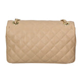 Clizia Borsa a spalla da donna Vera pelle 6078-S40 TAUPE Gave Lux