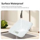 Bilancia da cucina digitale Abs & Vetro PT-228-White Volkshin