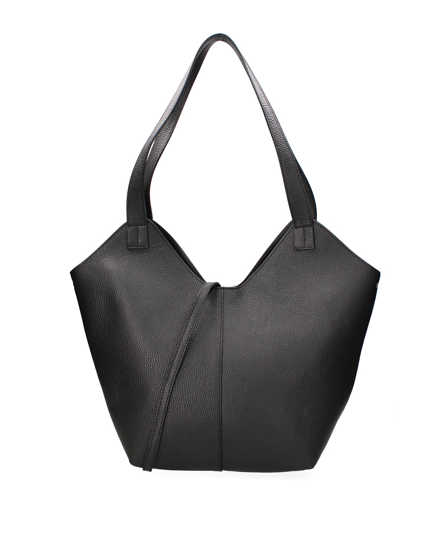 Borsa a mano da donna Vera pelle 07231-D28 NERO Roberta Rossi