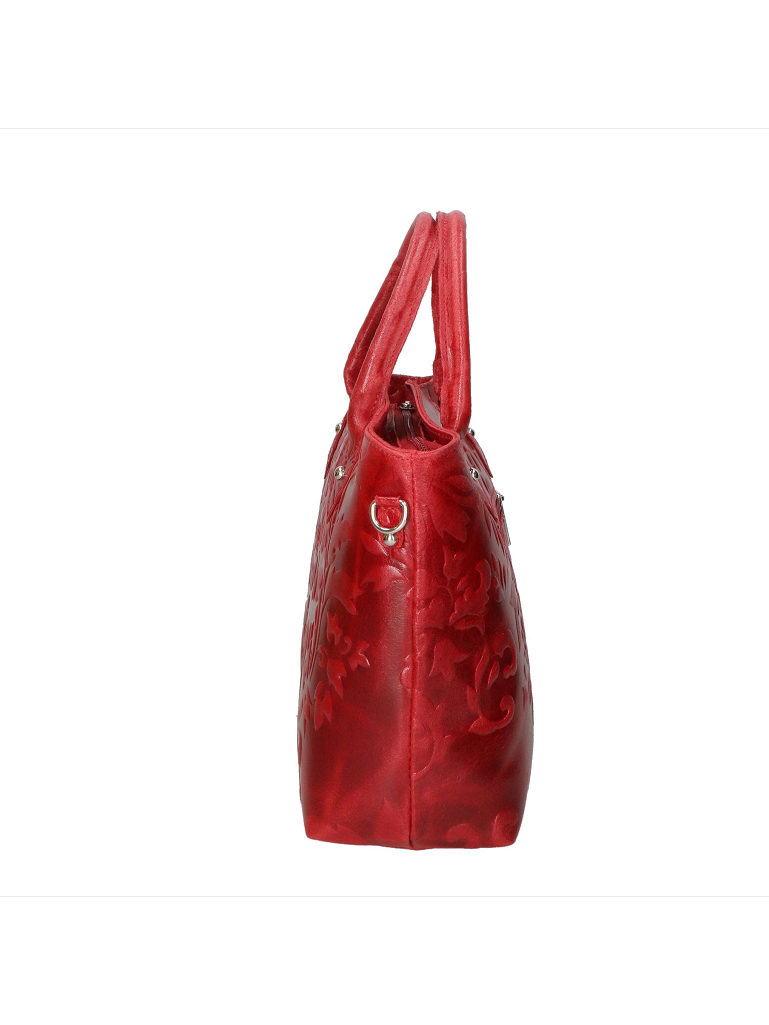 Enza Borsa a mano da donna Vera pelle 8007023FBG-023 ROSSO Gave Lux