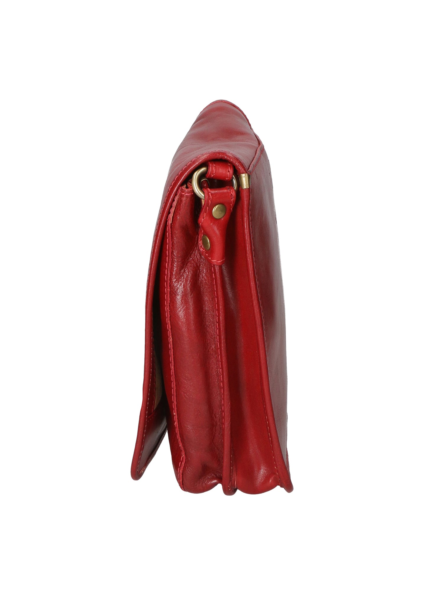 Fiamma Borsa a tracolla da donna Vera pelle 9109-ROSSO RED Gave Lux