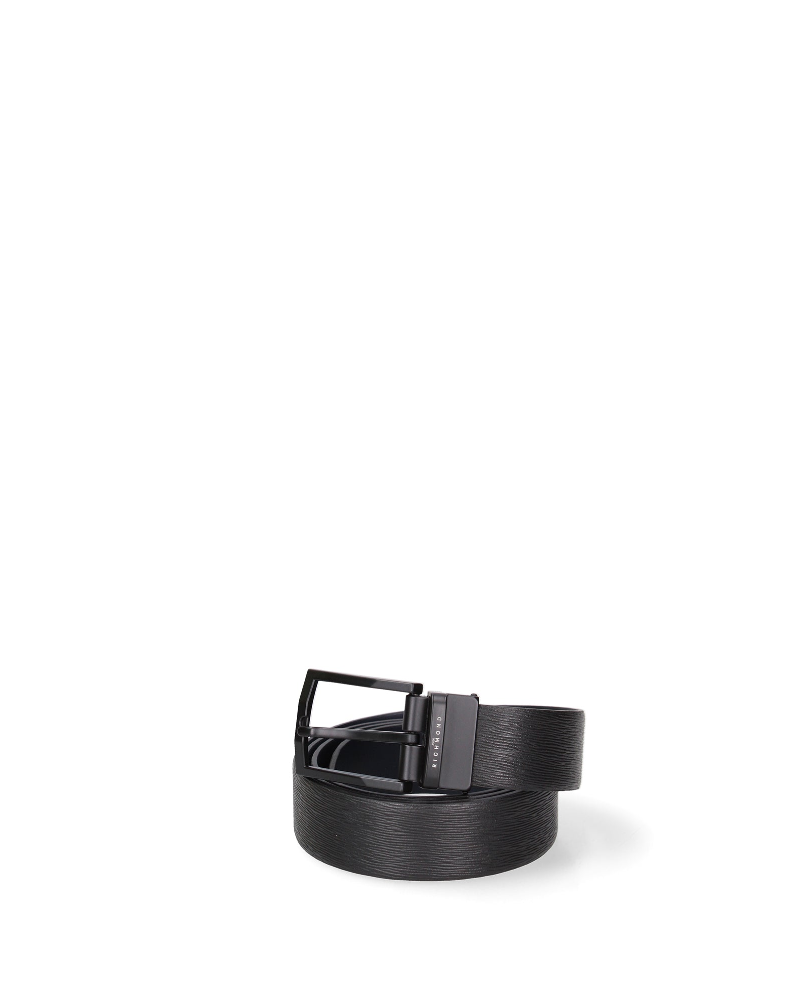 Cintura uomo vera pelle Taglia 115 JR-C25-BLACK + BLUE-115 John Richmond