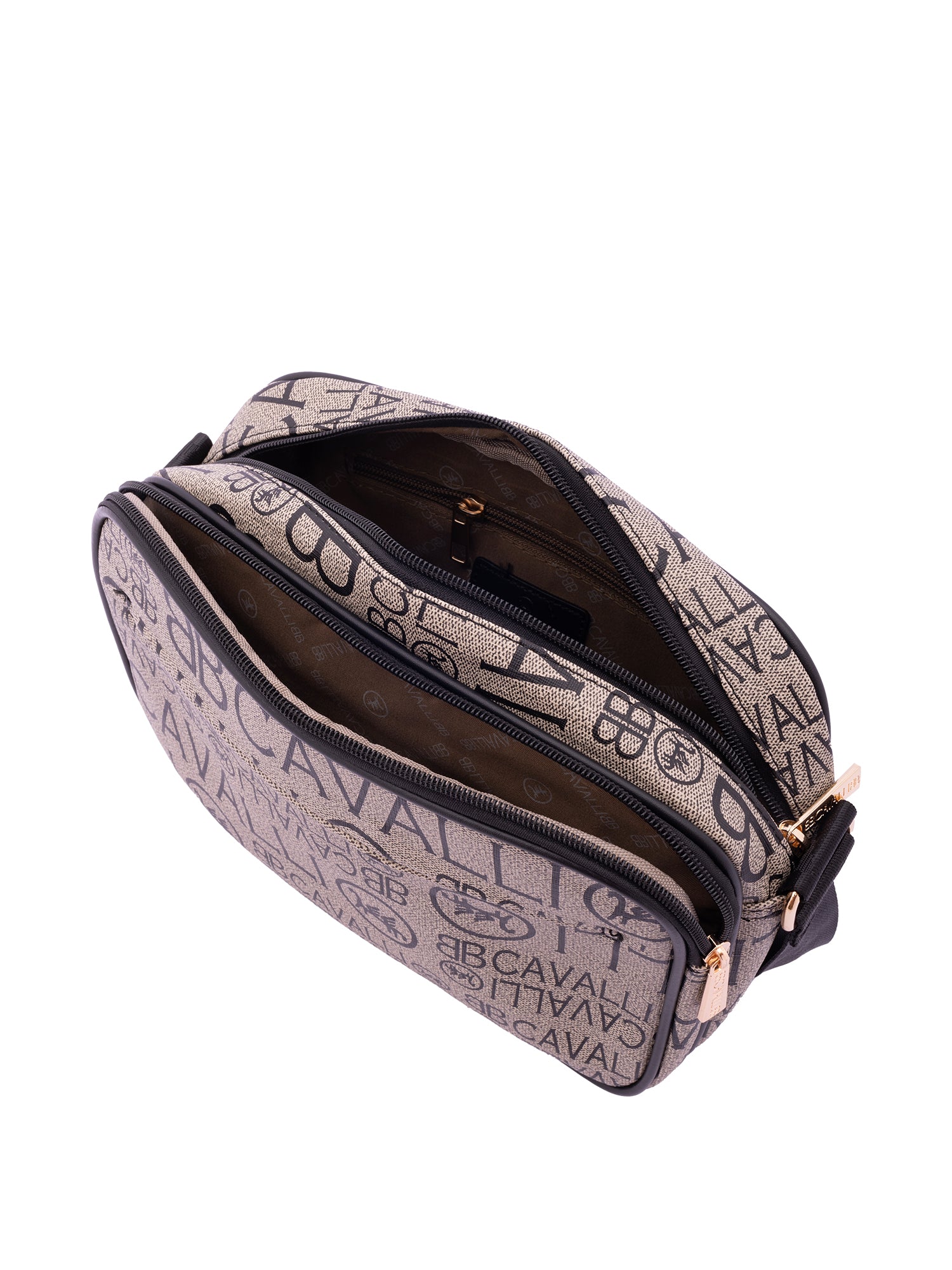 Borsa a tracolla da donna Ecopelle BC1374-NERO B Cavalli