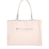 Borsa a mano da donna 100% vera pelle 07138-D37 LATTE Roberta Rossi
