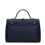Borsa a mano da donna 100% pelle vegana PU 755-2PT-NAVYBLUE Diana&co