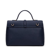 Borsa a mano da donna 100% pelle vegana PU 755-2PT-NAVYBLUE Diana&co
