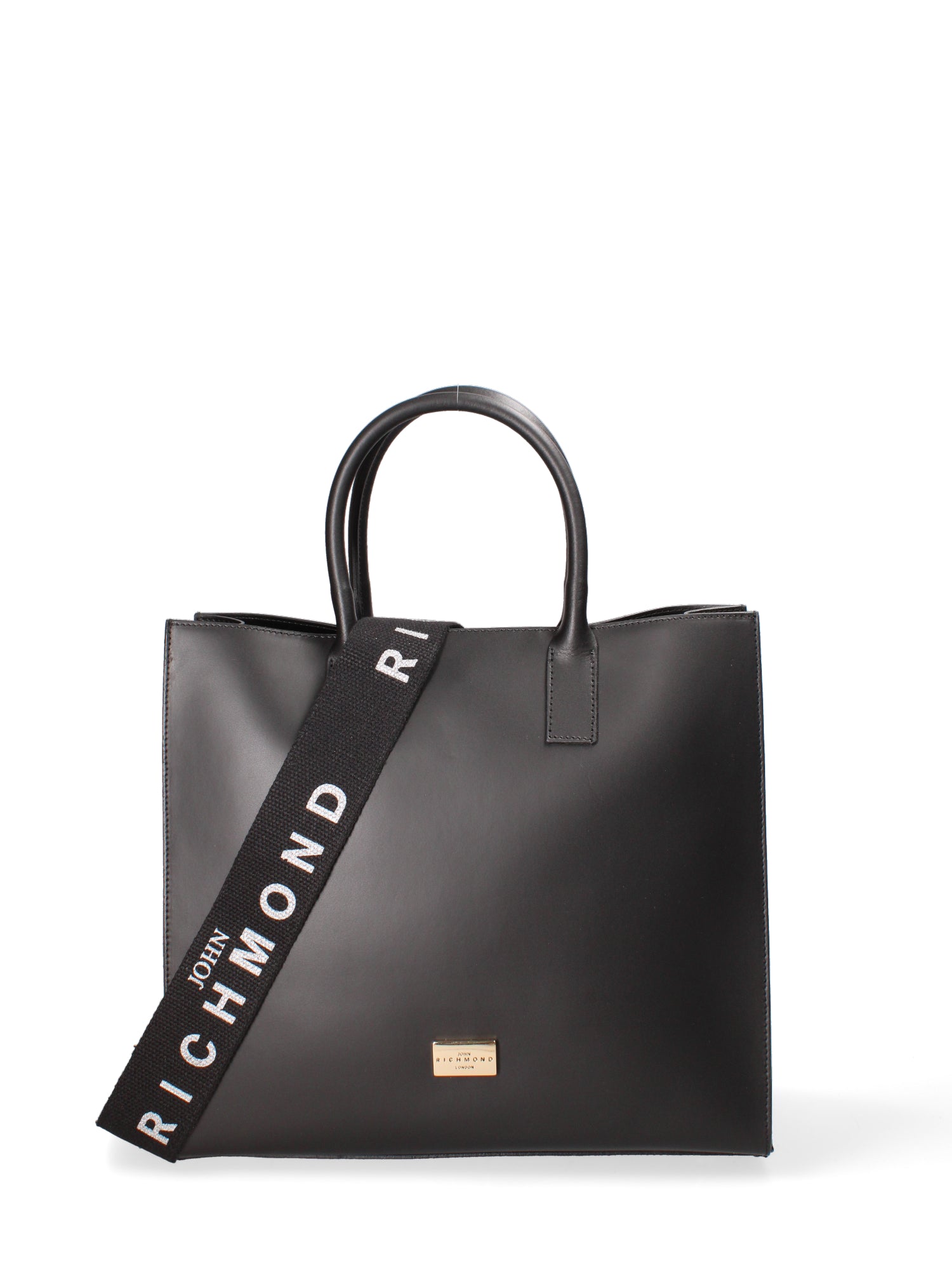 Borsa a mano da donna 100% vera pelle JR-W-1131RU-BLACK-GOLD John Richmond