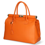 Aleria Borsa a mano da donna Vera pelle 8005-D29 ARANCIONE Gave Lux