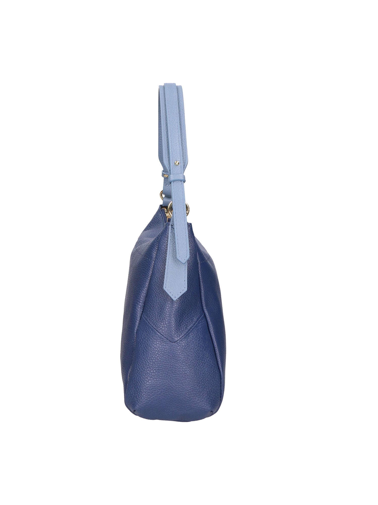 Vladimira Borsa a spalla da donna Vera pelle 06675-D24 BLU + D41 C.ZUCC. Gave Lux