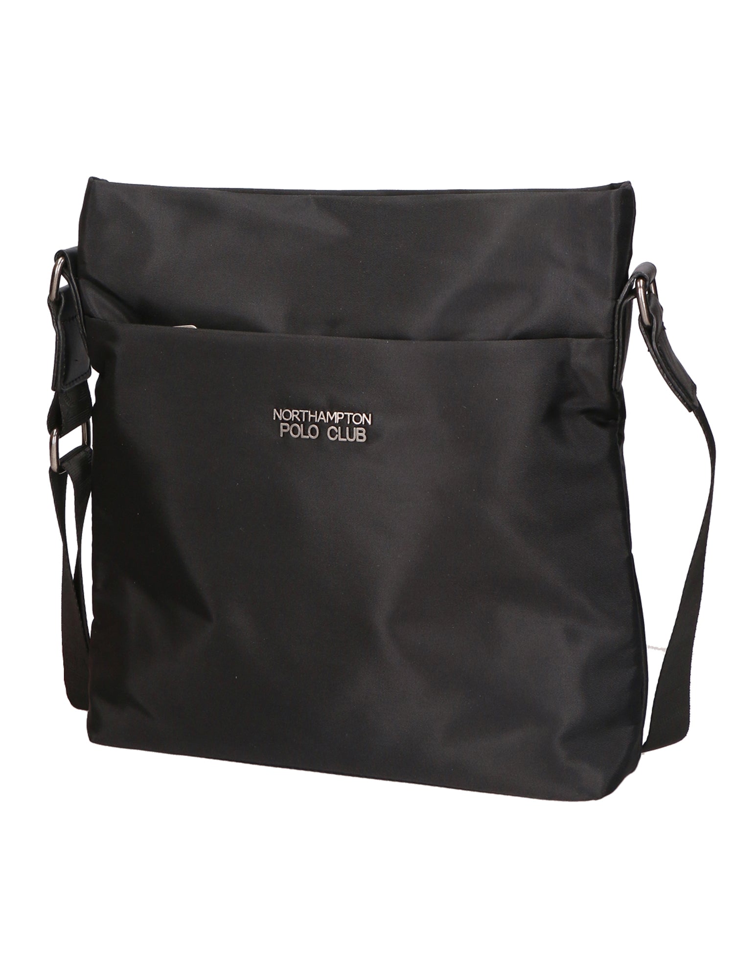 Borsa a tracolla uomo 100% pelle PU PCL3159-BLACK Northampton Polo Club