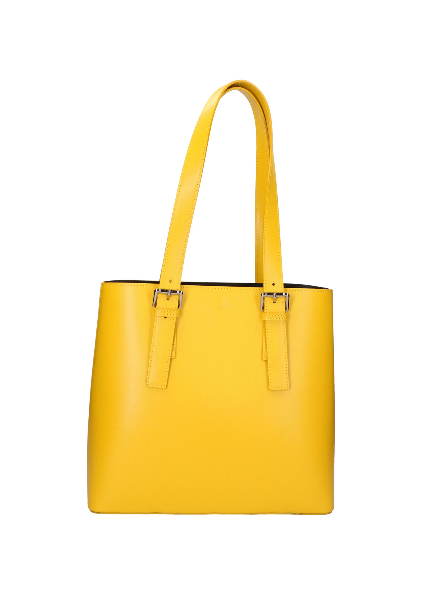 Germana Borsa a spalla da donna 100% pelle 05924-B04 GIALLO Gave Lux