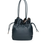 Borsa a spalla da donna 100% PVC F6717-2-NAVYBLUE David Jones