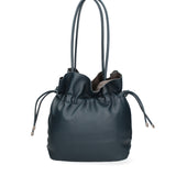 Borsa a spalla da donna 100% PVC F6717-2-NAVYBLUE David Jones