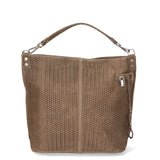 Elga Borsa a spalla da donna Vera pelle 80051-TAUPE Gave Lux