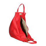 Lindsey Borsa a mano da donna 100% vera pelle 07162-D58 ROSSO FUOCO Viola Castellani