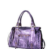 Novara Borsa a spalla da donna Vera pelle 06090 LM-L013 VIOLA Gave Lux