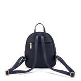 Zaino da donna in pelle vegana Casual 715-2PT-NAVY BLUE Diana&co