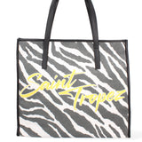 Zarina Borsa a spalla da donna Tela e Vera Pelle 5370-11-NERO Gave Lux