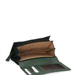 Portafoglio donna in vera pelle Casual LB7692-30-GREEN Laura Biagiotti