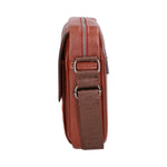 Borsa a tracolla uomo in pelle PU Casual PCL3078-BROWN Northampton Polo Club