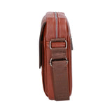 Borsa a tracolla uomo in pelle PU Casual PCL3078-BROWN Northampton Polo Club
