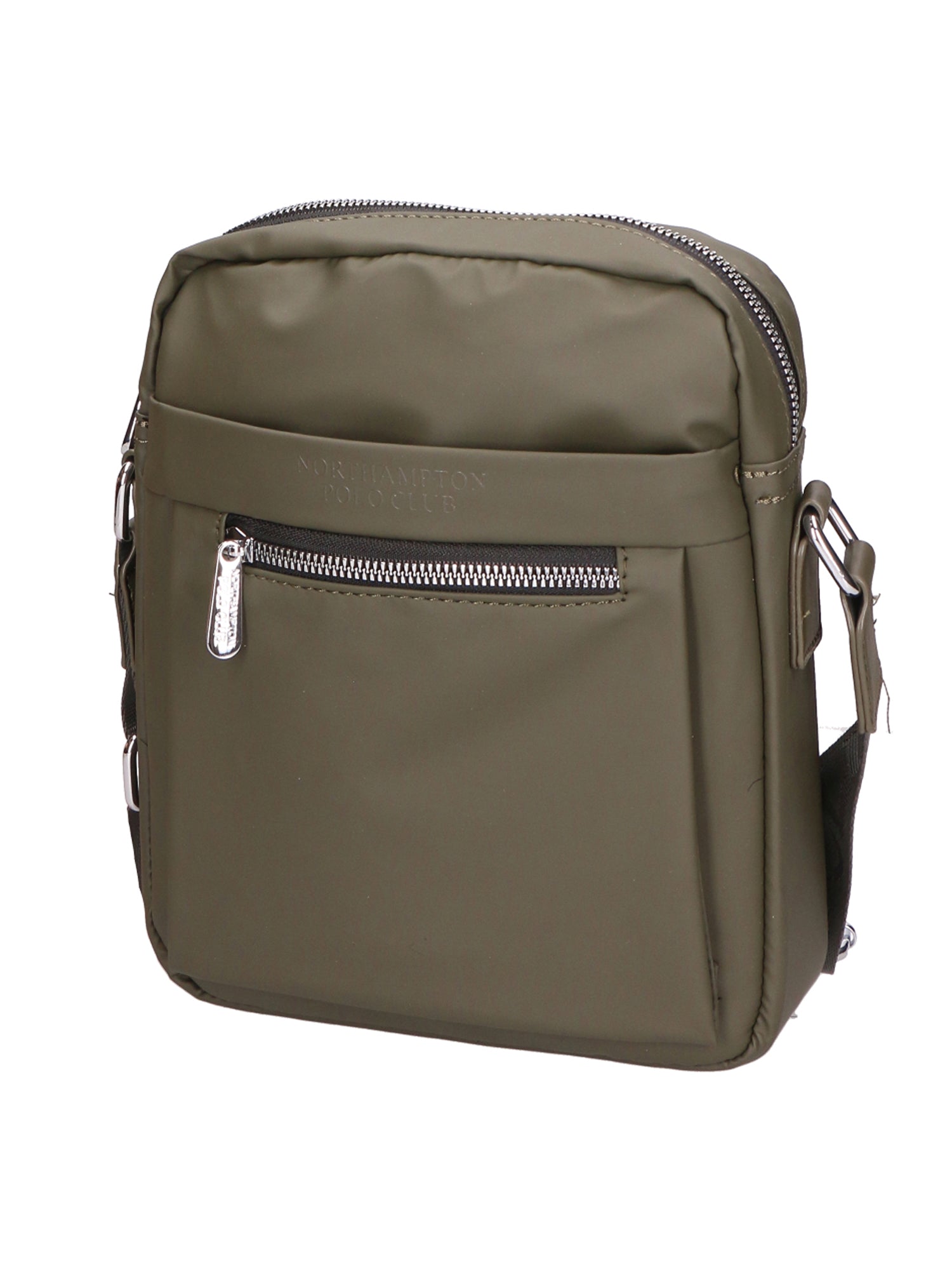 Borsa a tracolla uomo 100% PU Leather PCL3015-GREEN Northampton Polo Club