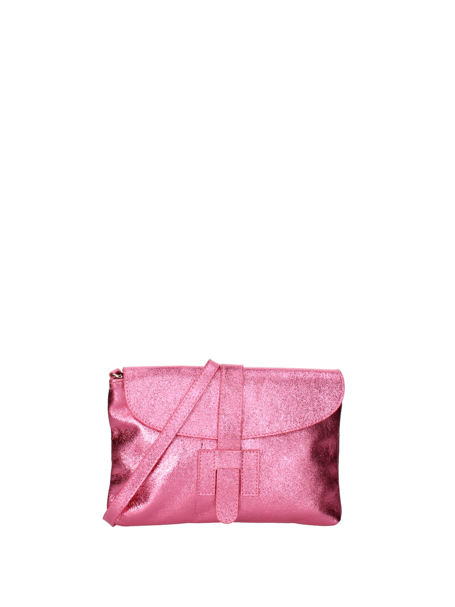 Borsa a mano da donna Vera pelle 07163-L025 FUXIA CHIARO Viola Castellani