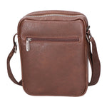 Borsa a tracolla uomo 100% pelle PU PCL3009-COFFEE Northampton Polo Club
