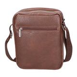 Borsa a tracolla uomo 100% pelle PU PCL3009-COFFEE Northampton Polo Club