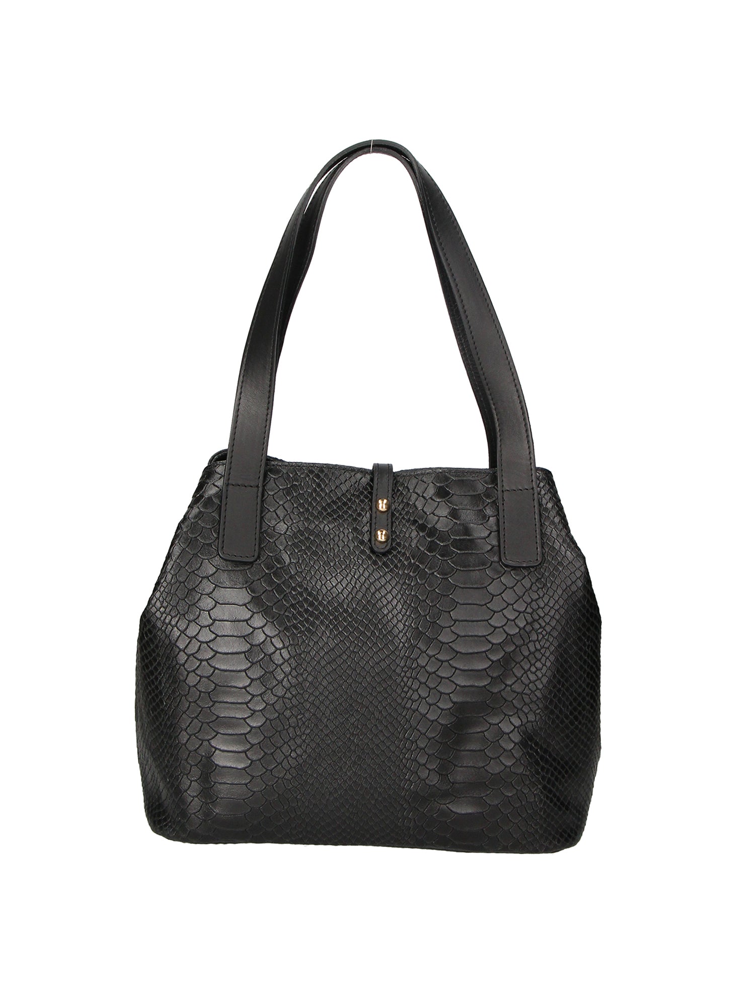 Clarissa Borsa a mano da donna Vera pelle 5276-019 NERO Gave Lux