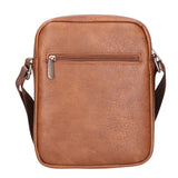 Borsa a tracolla uomo 100% PU Leather PCL3007-BROWN Northampton Polo Club