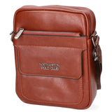 Borsa a tracolla uomo in pelle PU Casual PCL3082-COFFEE Northampton Polo Club