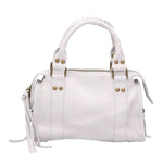 Erisia Borsa a spalla da donna Vera pelle 06091-BIANCO Gave Lux