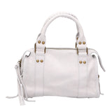 Erisia Borsa a spalla da donna Vera pelle 06091-BIANCO Gave Lux