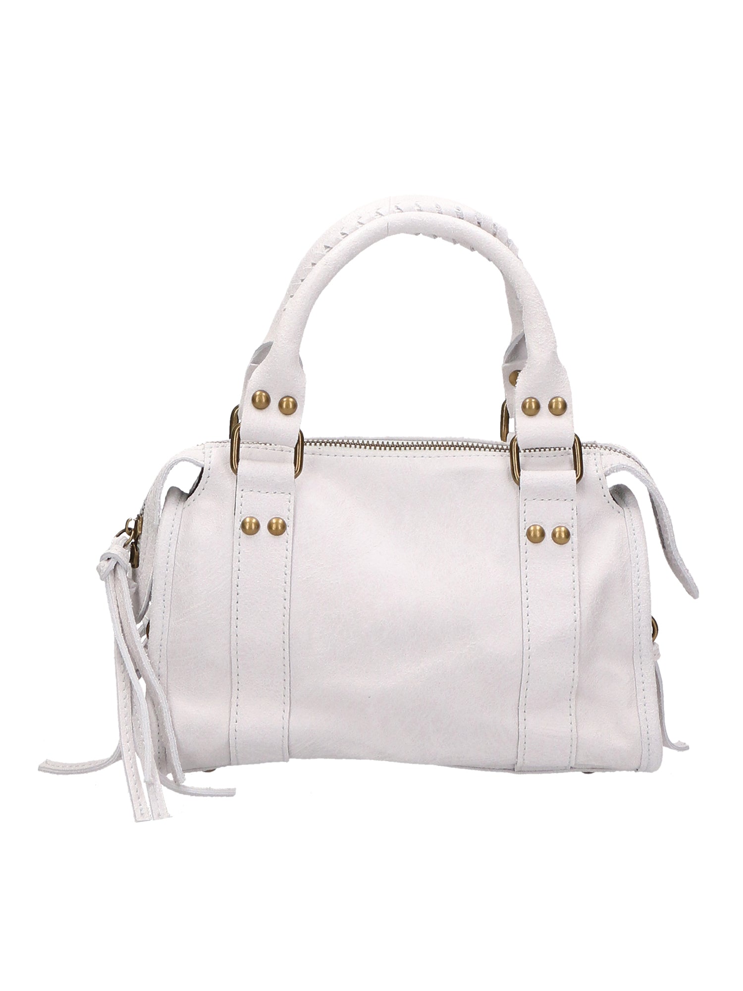 Erisia Borsa a spalla da donna Vera pelle 06091-BIANCO Gave Lux