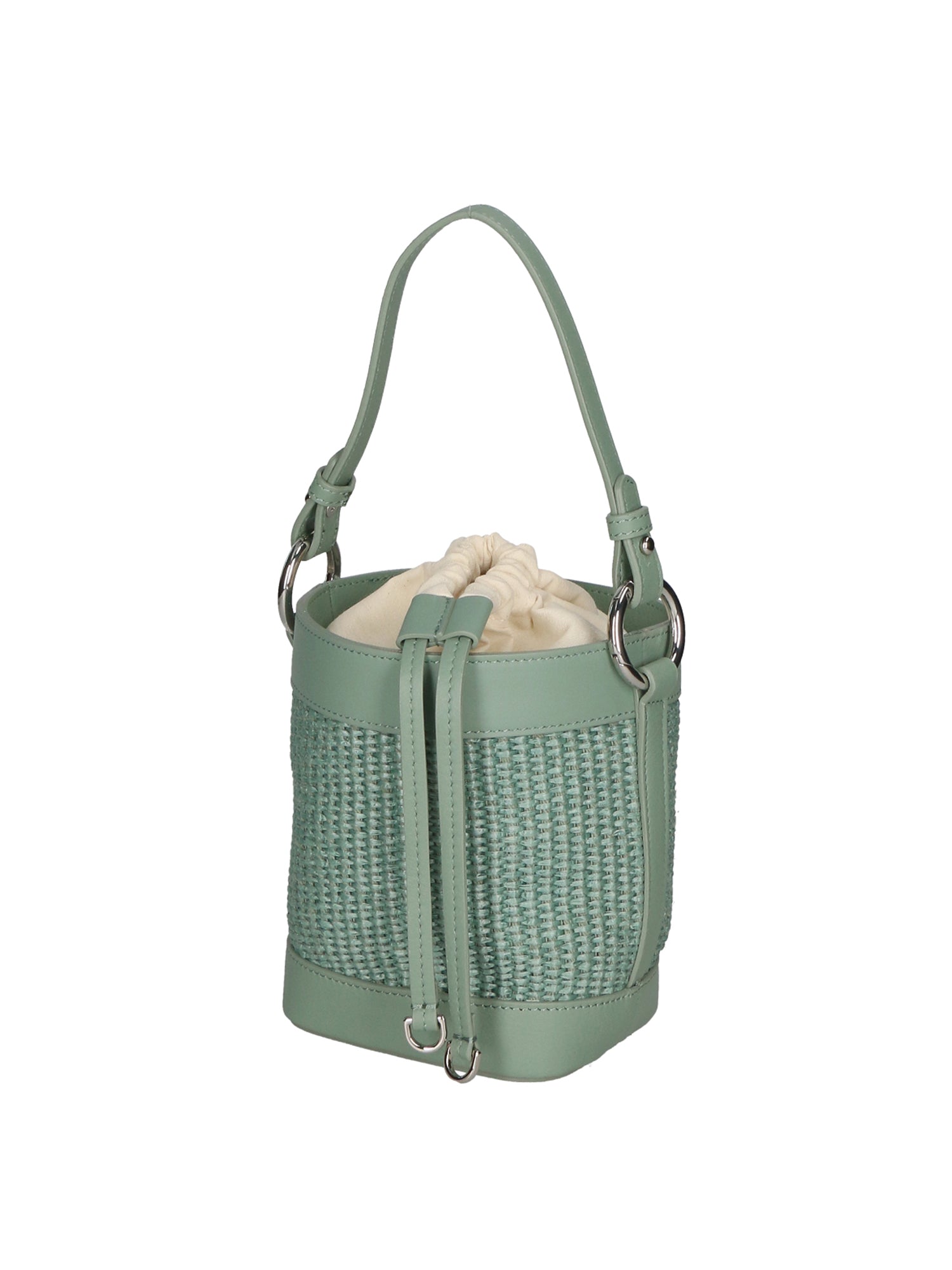 Alyssa Borsa a secchiello da donna Pelle & Paglia 05166-331 S96 MENTA Gave Lux