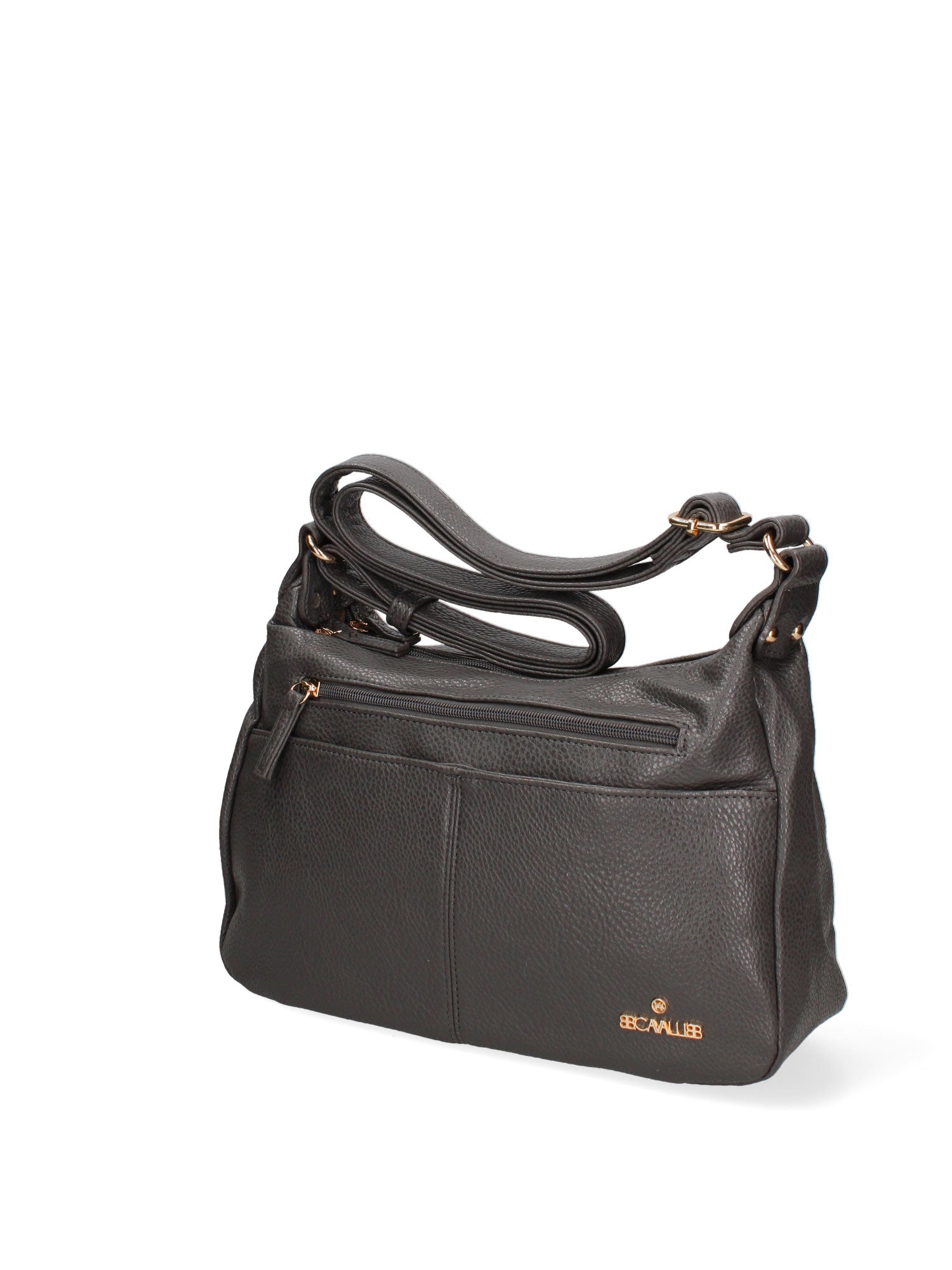 Borsa a spalla da donna Ecopelle BC1345-DARK GREY B Cavalli