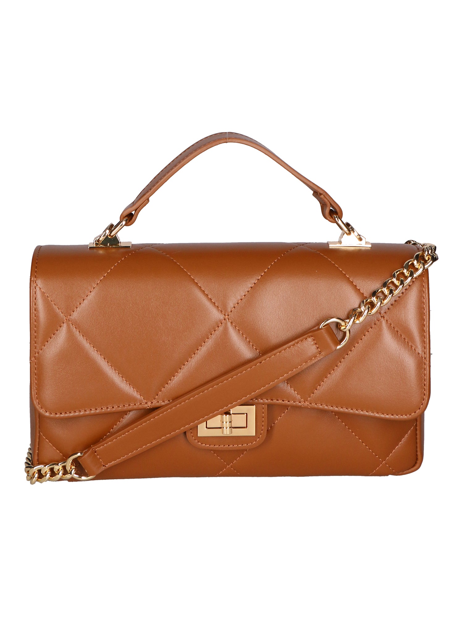 Vita Borsa a spalla da donna Vera pelle 06879-S17 CUOIO SCURO Gave Lux
